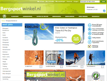 Tablet Screenshot of bergsportwinkel.nl